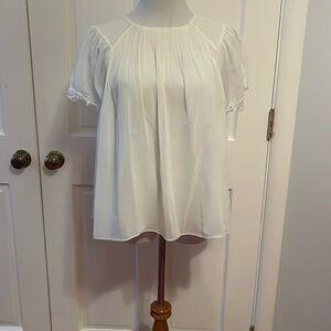 Elegant White Women's Top